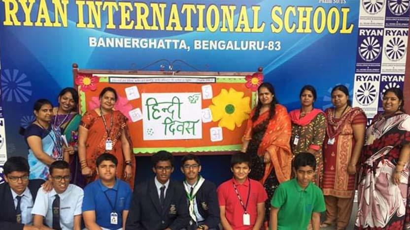 Hindi Diwas - Ryan International School Bannerghatta - Ryan Group
