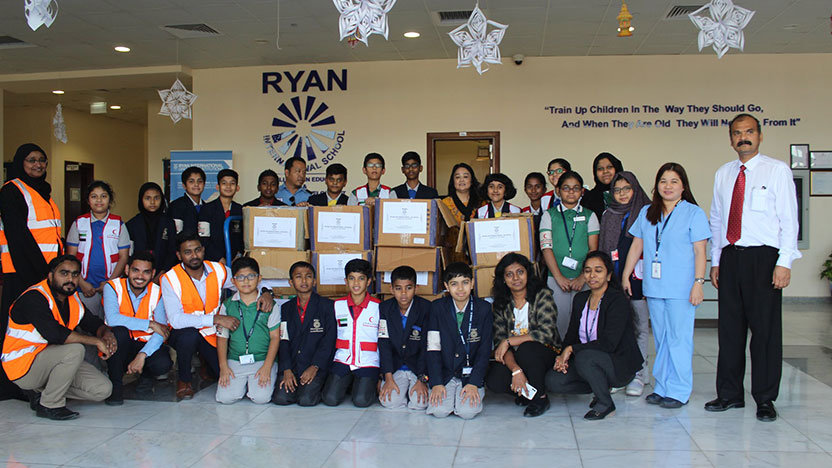 Iftar Pack Distribution - Ryan International School, Masdar
