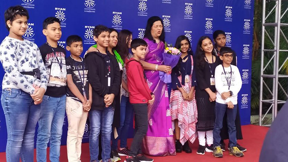 Ryan International School, Goregaon East participated in an International cultural exchange - Ryan International School, Goregaon East