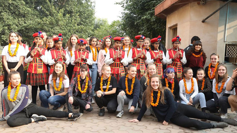 Ryan International School, Goregaon East participated in an International cultural exchange - Ryan International School, Goregaon East