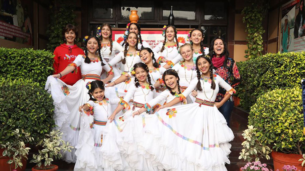 Ryan International School, Goregaon East participated in an International cultural exchange - Ryan International School, Goregaon East