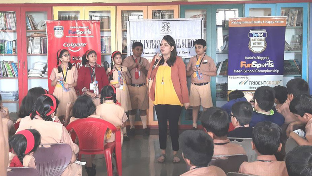 Oral Hygiene Workshop - Ryan International School, Goregaon East