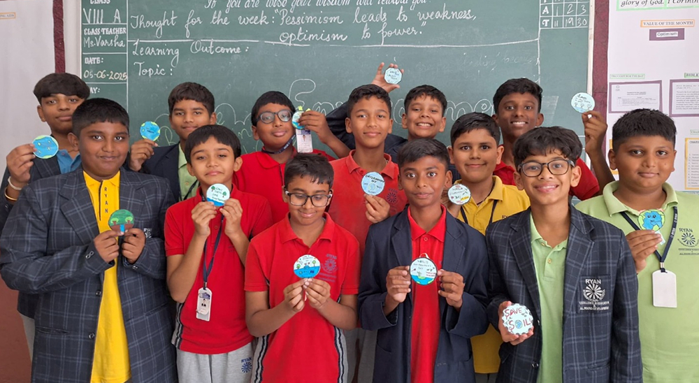 Environment Week Badge making