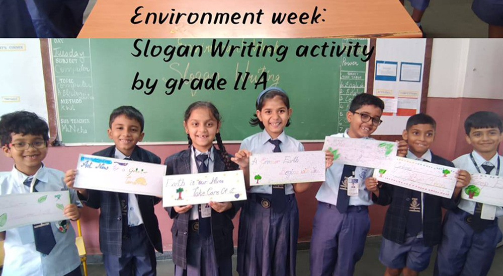 Environment Week Slogan Writing