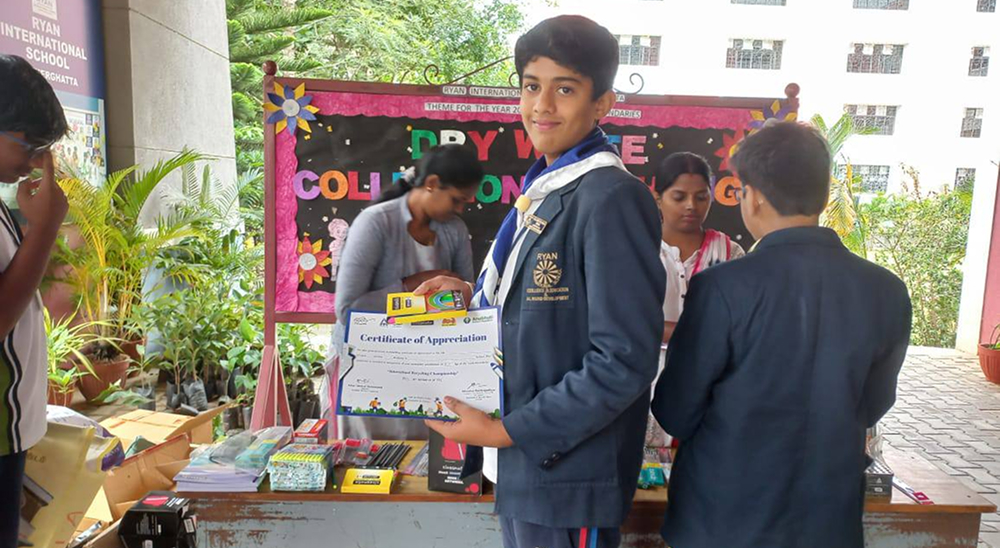 The Dry Waste Collection and Exchange Drive