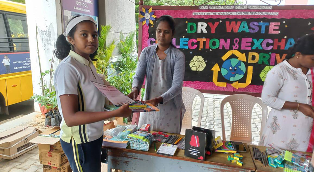 The Dry Waste Collection and Exchange Drive