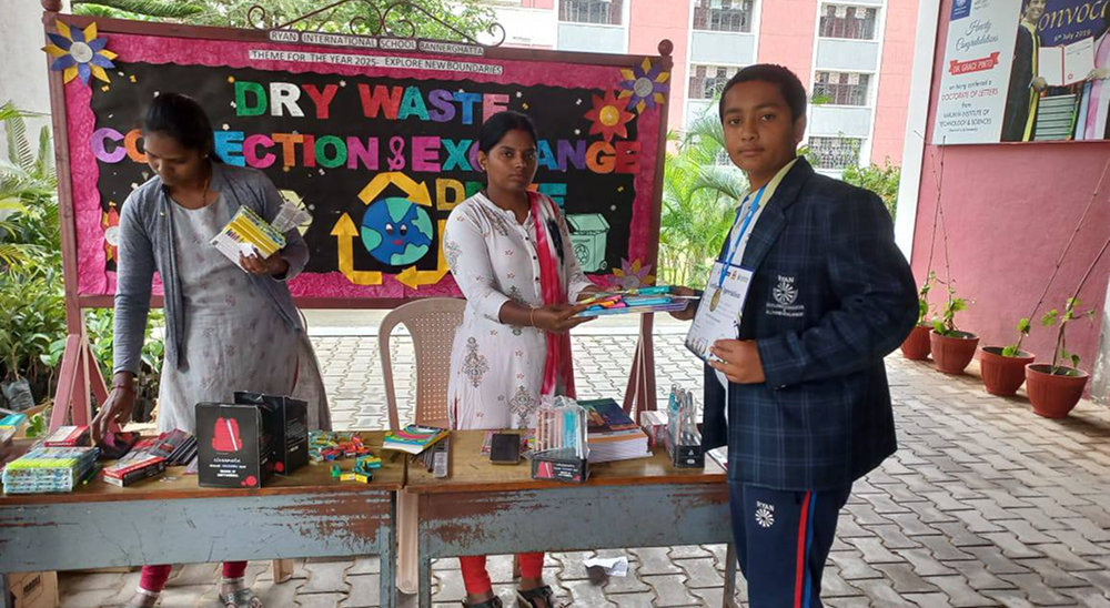 The Dry Waste Collection and Exchange Drive