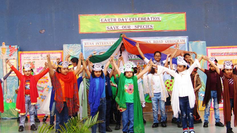 Earth Day - Ryan International School, Bhondsi, Gurgaon