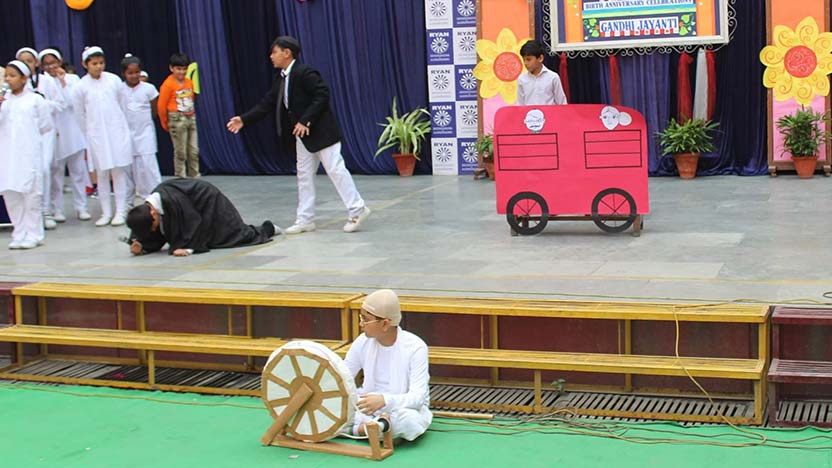 Gandhi Jayanti - Ryan International School, Mayur Vihar