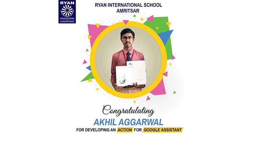 Application for Google Goodies - Ryan International School, Amritsar