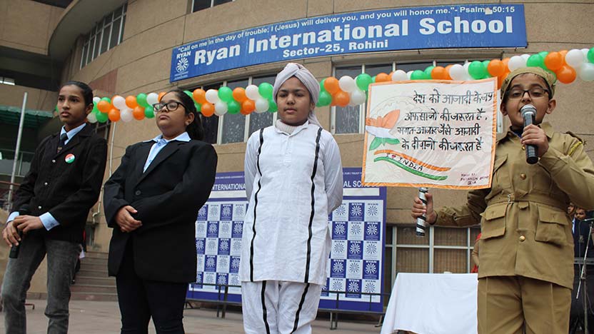 Republic Day - Ryan International School, Sec-25, Rohini