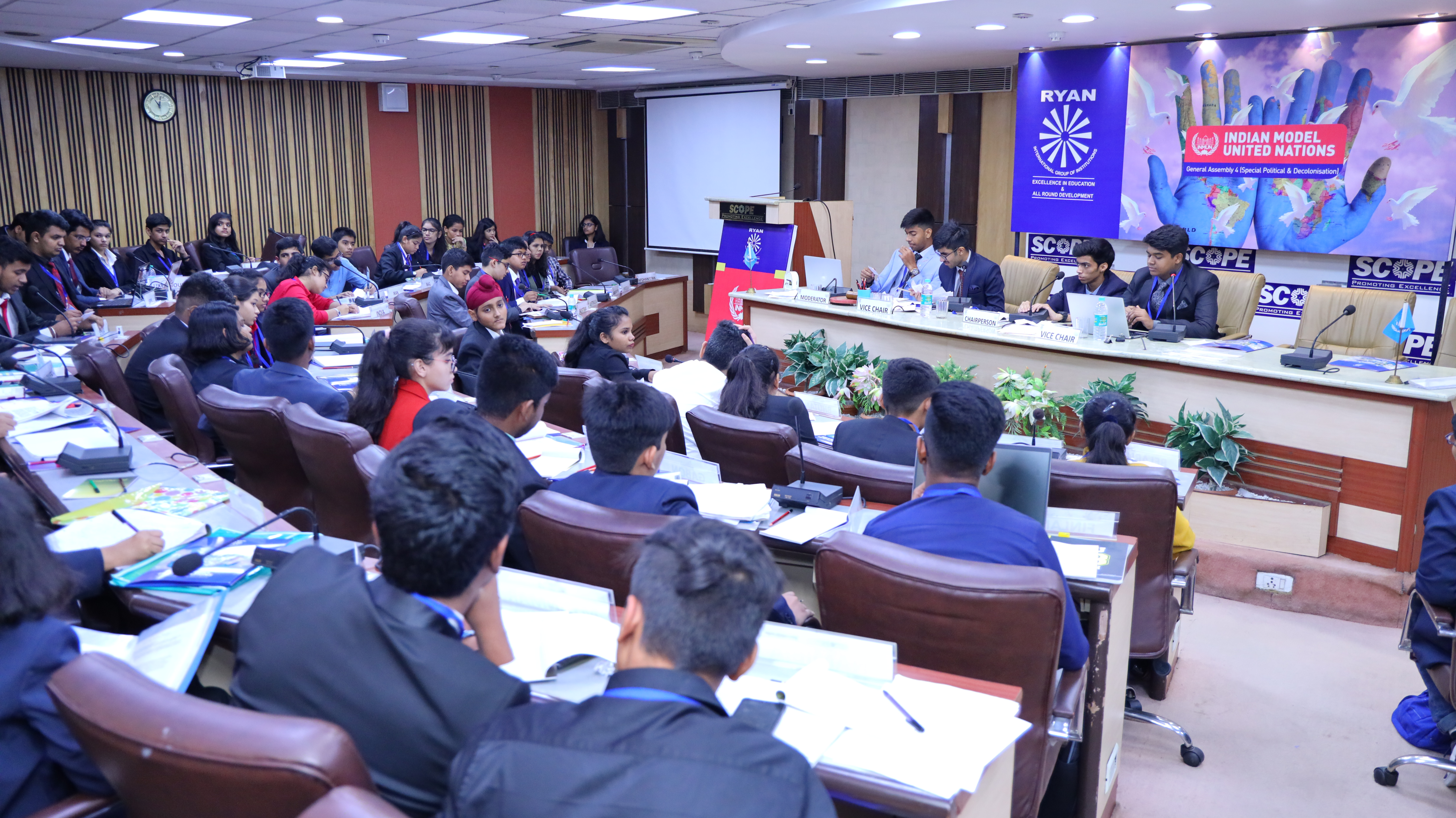 Indian Model United Nations 2019 - Ryan International School, Sector 39