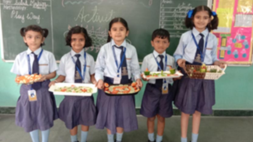 Salad Making Activity - Ryan International School, Indore