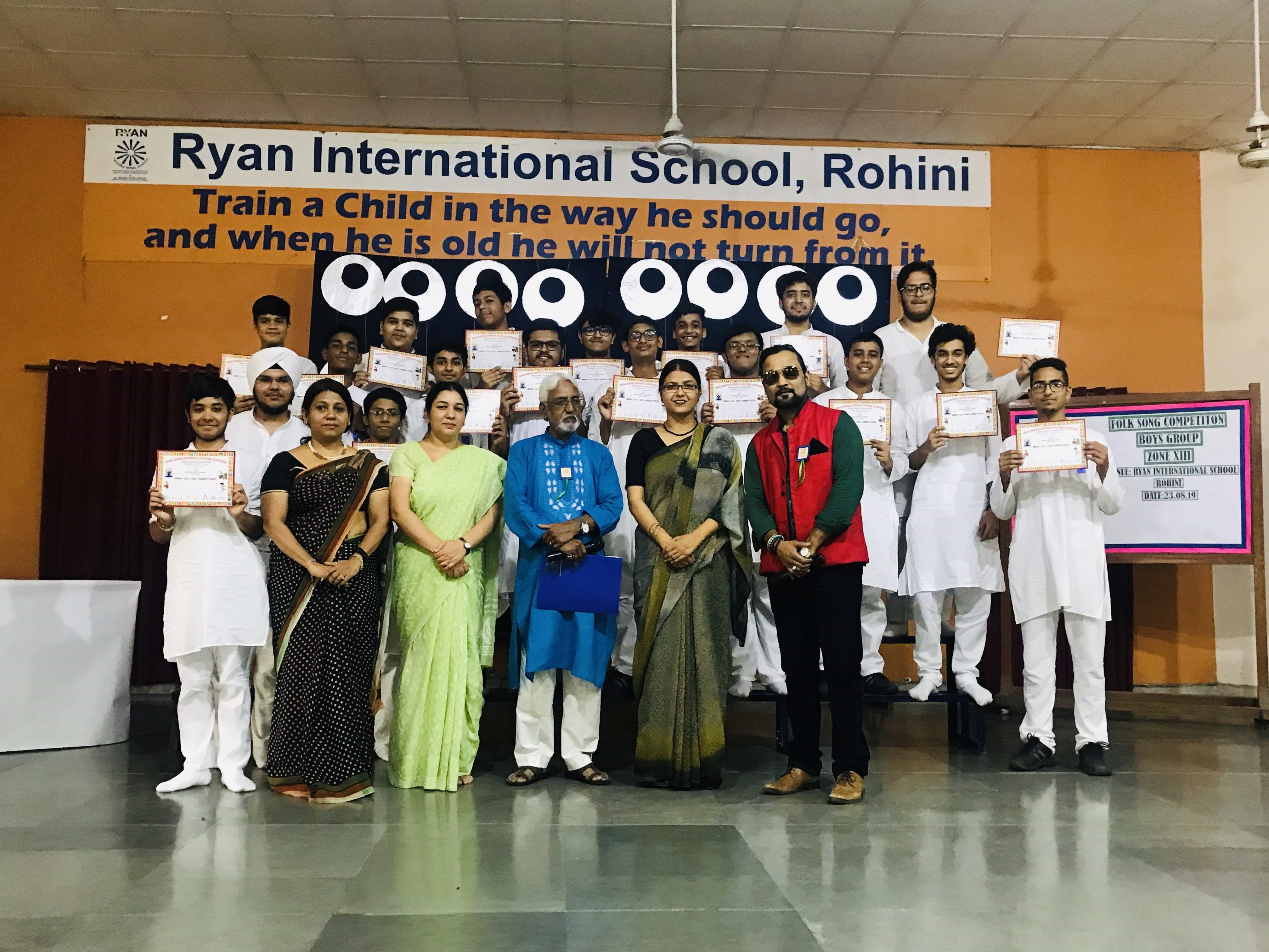 Zonal Folk Singing - Ryan International School, Sec-25, Rohini