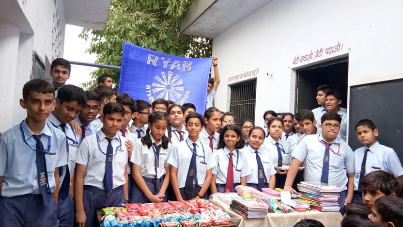 Charity Drive on CEO’s Birthday - Ryan International School, Dasna