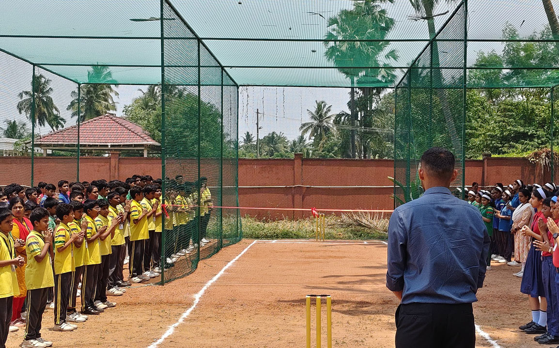 Cricket Net Inauguration