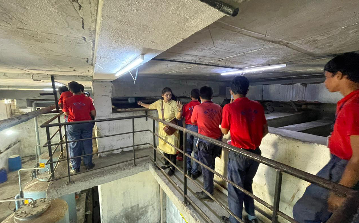 Educational Visit to sewage Treatment Plant