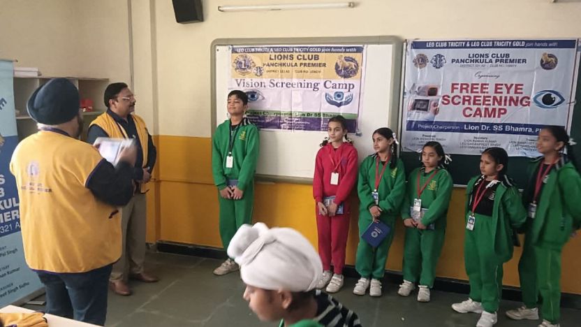 Free eye screening camp