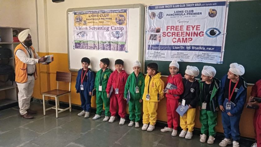 Free eye screening camp