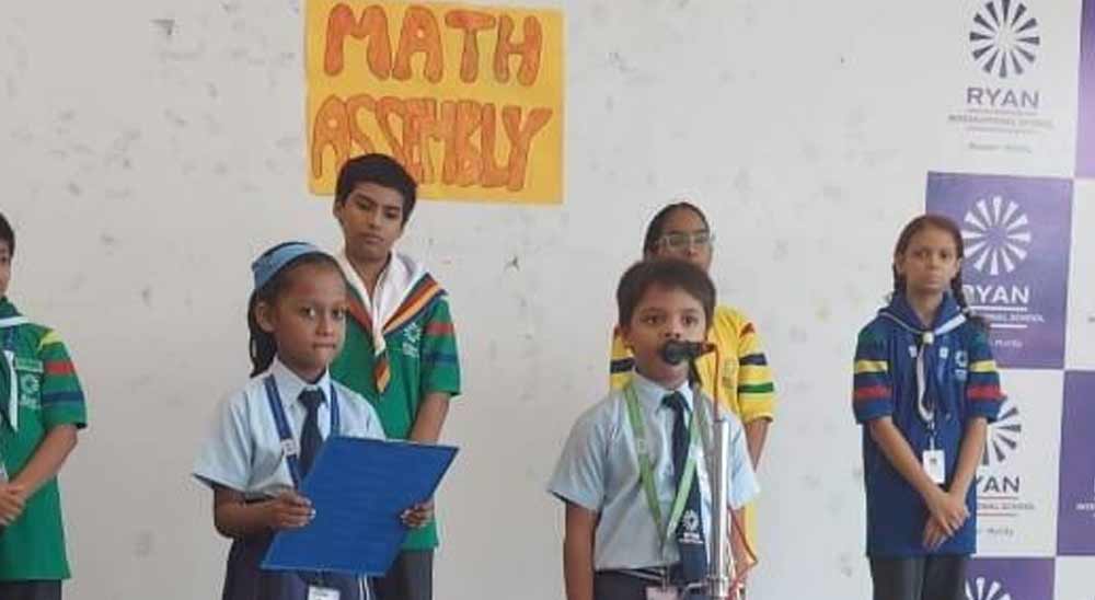 The school has a Math Centre of Excellence. As part of the MCE programme, a math assembly is conducted on a monthly basis. The math assembly conducted on July 24, 2023, focused on the concept of time. The students during the school assembly shared the importance of time and the use of clock hands to read the time. The school has a Math Centre of Excellence. As part of the MCE programme, a math assembly is conducted on a monthly basis. The math assembly conducted on July 24, 2023, focused on the concept of time. The students during the school assembly shared the importance of time and the use of clock hands to read the time.