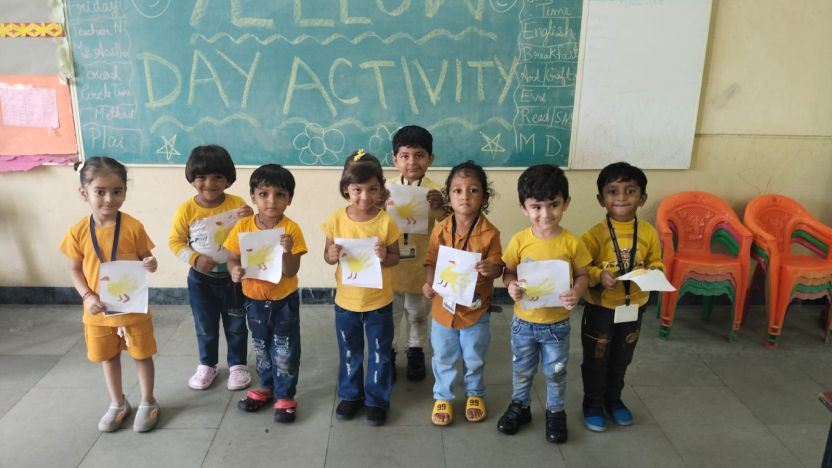Yellow Day Celebration at RIS, Masma