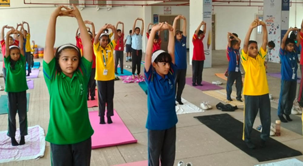 Yoga Day at Ryan International School, Dombivli