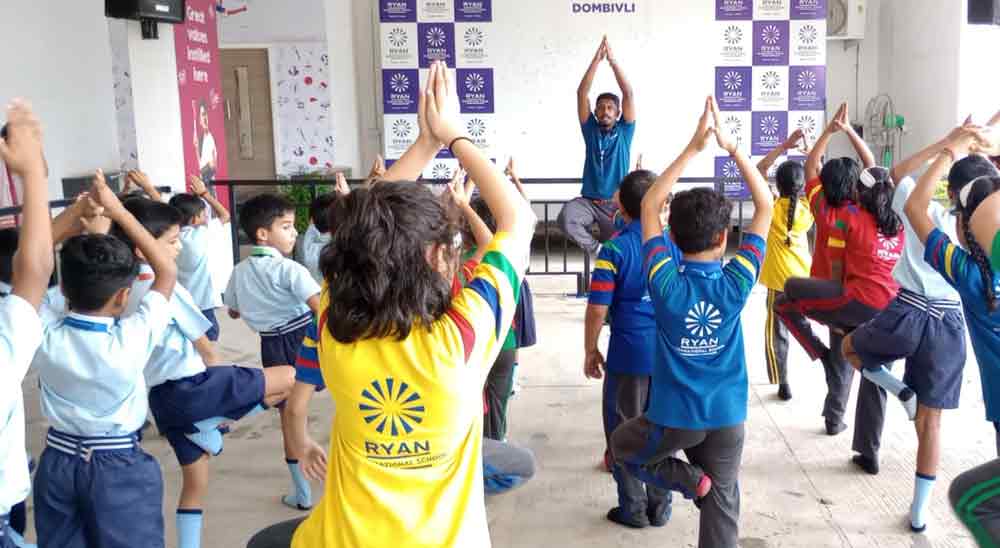 Health and Wellness Club Yoga - Grades I to VII, Ryan International School, Dombivli