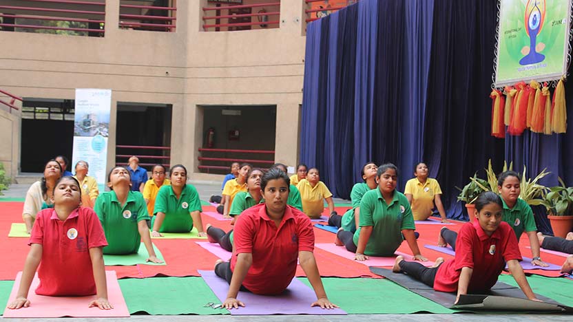 International Day Of Yoga - Ryan International School, Mayur Vihar