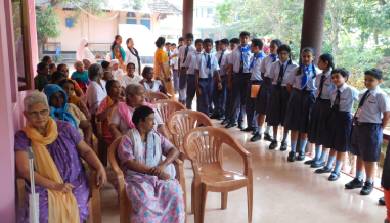 Old Age Home Visit - Ryan Interntional Kunnukara