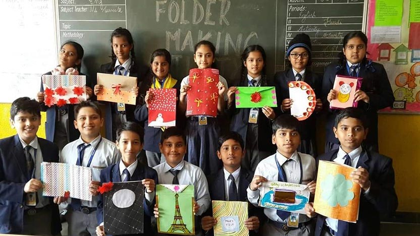 Folder Making Activity - Ryan International School, Indore