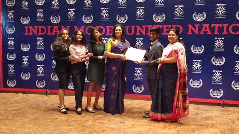 Indian Model United Nations - Ryan International School, Bannerghatta