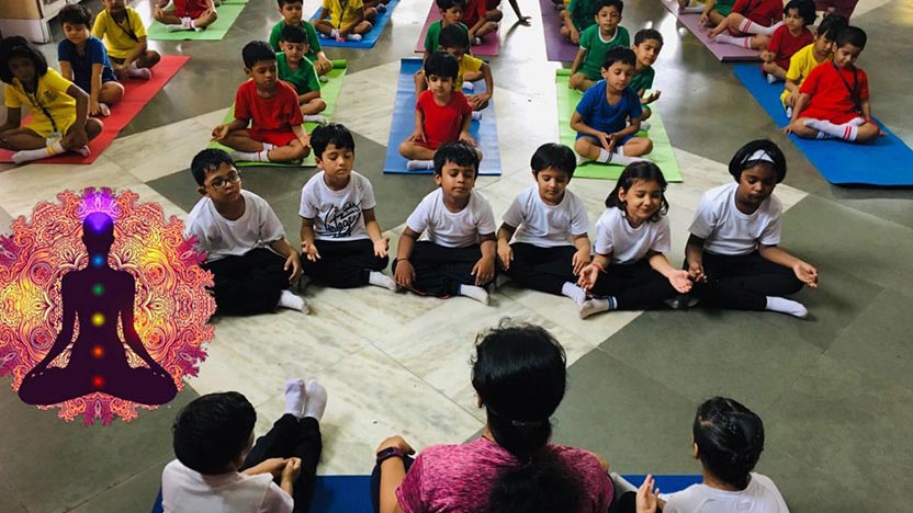 International yoga day celebration - Ryan International School, Kharghar