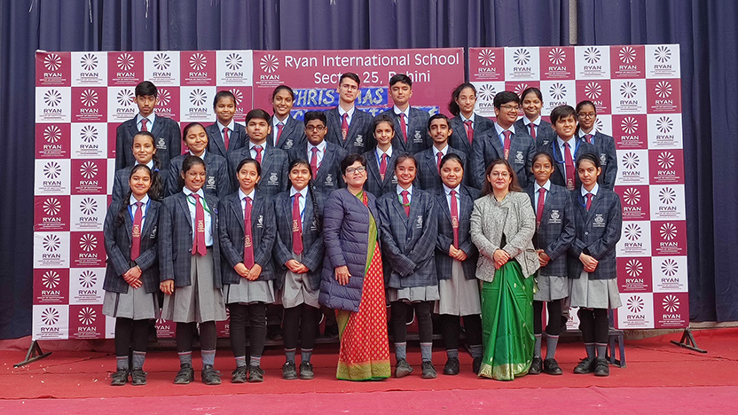 Red blazer ceremony - Ryan International School, Sec-25