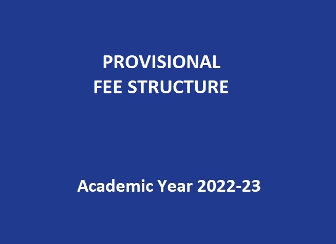 PROVISIONAL FEE STRUCTURE