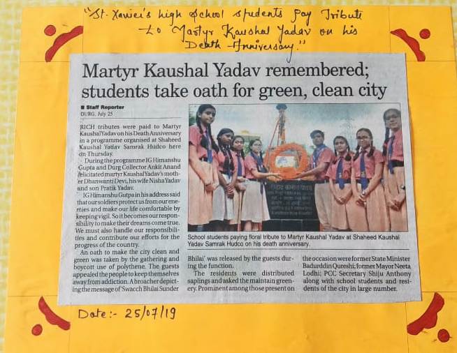 Martyr Kaushal Yadav Remembered