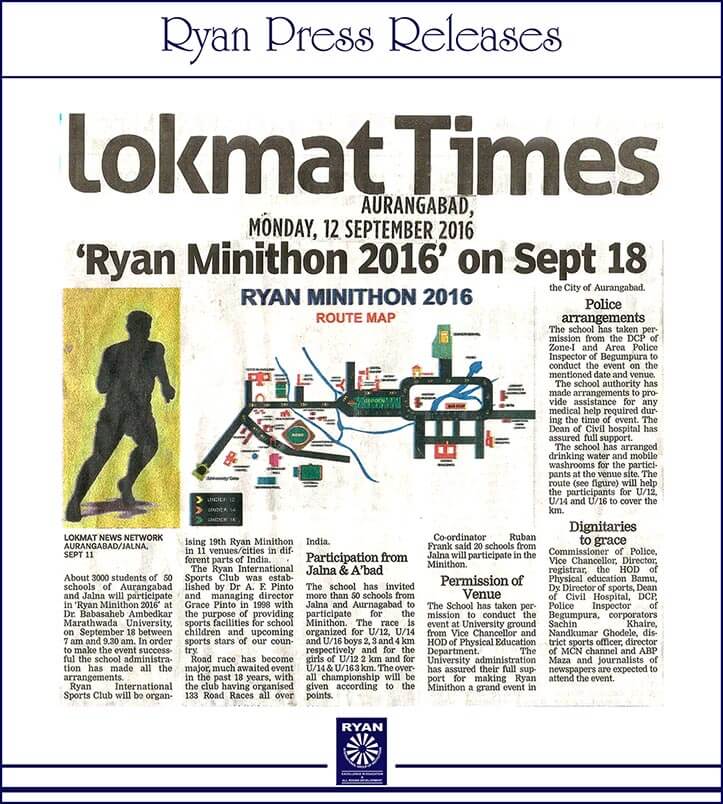 Ryan minithon 2016 on Sept 18