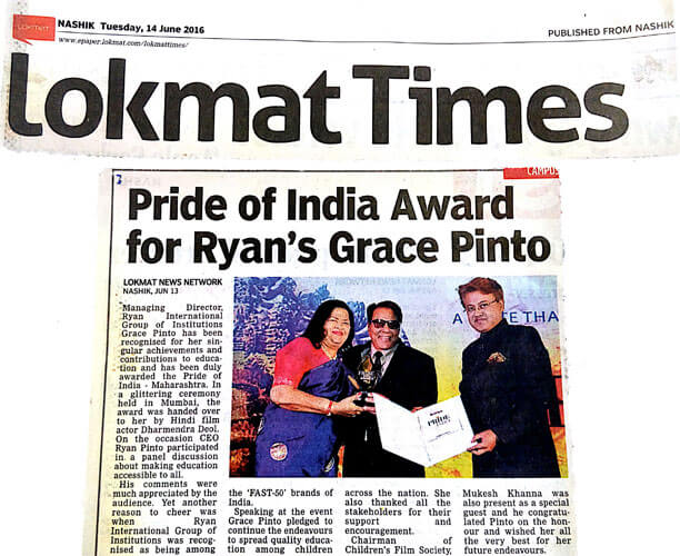 Pride of India Award