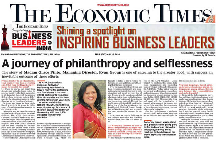 Inspiring Business Leader Award by Economic Times