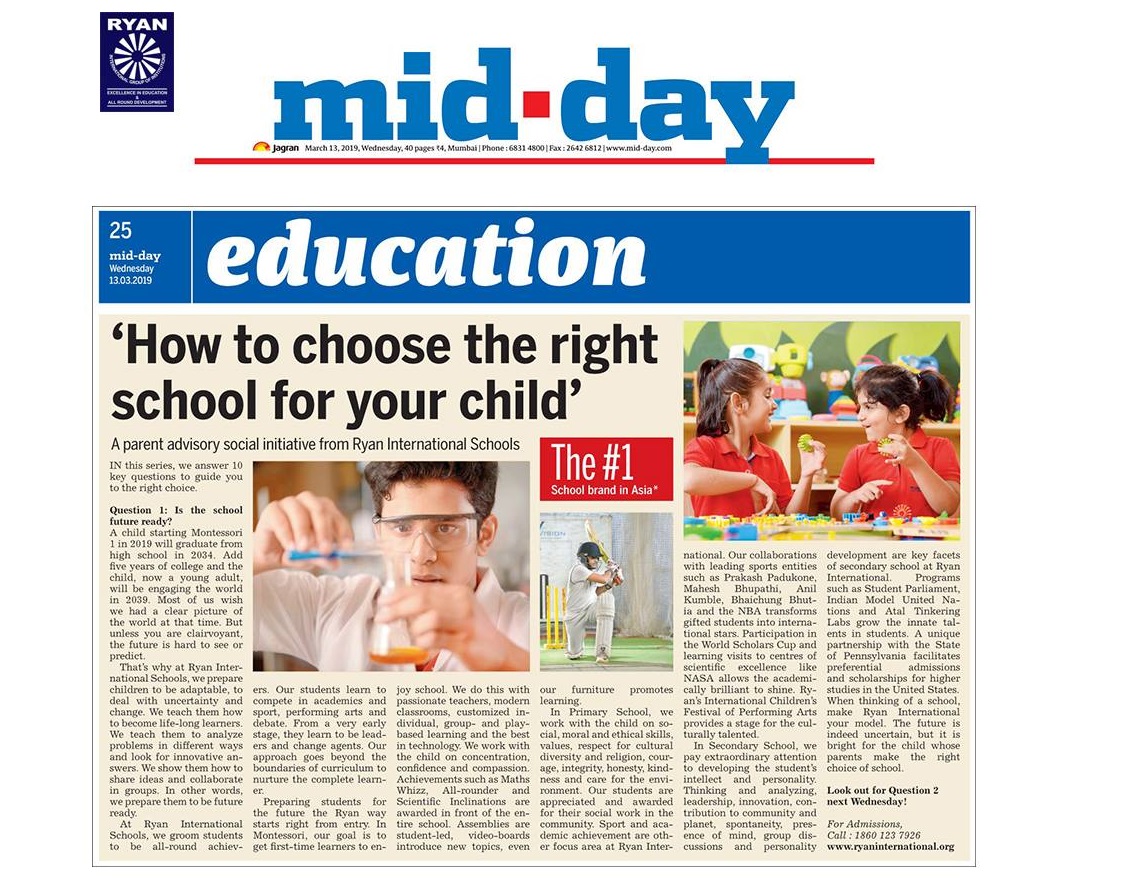 Article in Mid Day