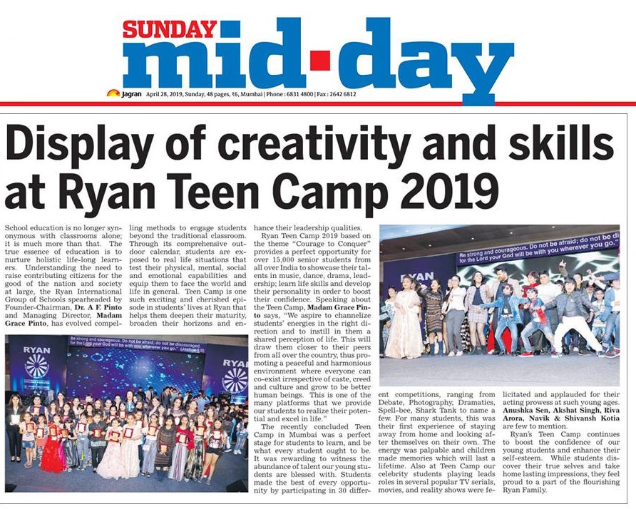 Ryan Teen Camp 2019