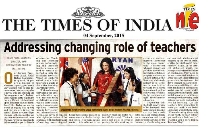 Article: Times Of India