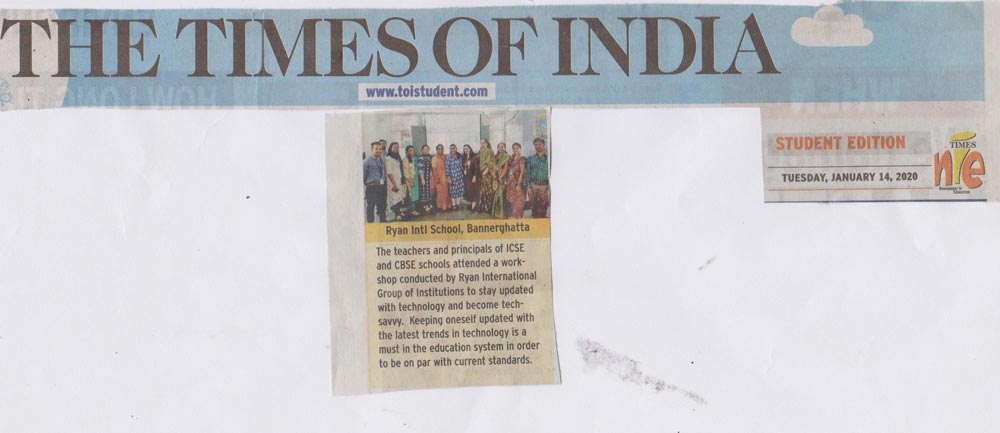 Principals of ICSE and CBSE Schools attended a work-shop - Ryan International School Bannerghatta